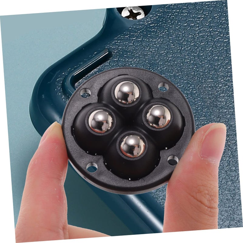 Self Adhesive Caster Wheels 360 Degree Swivel 4 Pack For Storage Box Trash Can Furniture - Image 4