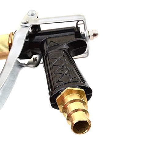 Klaxon Water Spray Gun - Brass Nozzle Water Spray Gun For Car/Bike/Plants/Gardening Wash (Black) - Image 4