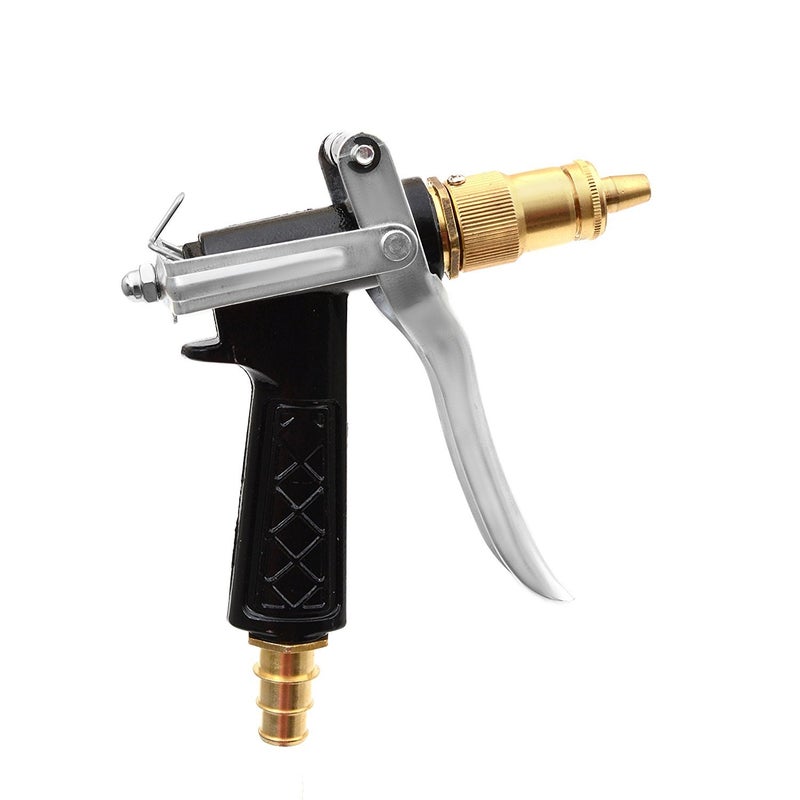 Klaxon Water Spray Gun - Brass Nozzle Water Spray Gun For Car/Bike/Plants/Gardening Wash (Black) - Image 5