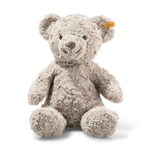 Steiff Honey Teddy Bear  Soft Cuddly Friends Premium Plush Stuffed Animal Toy for Kids Tan 15 - Image 1