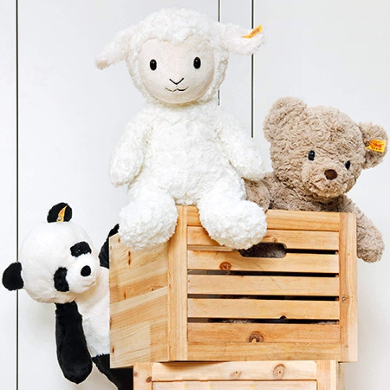 Steiff Honey Teddy Bear  Soft Cuddly Friends Premium Plush Stuffed Animal Toy for Kids Tan 15 - Image 3