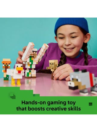 ‏Minecraft هجوم فارس الدجاج في الصحراء، لعبة بناء للأطفال بعمر ٩ سنوات وأكثر (٤٢٨ قطعة) 21592 - view 4