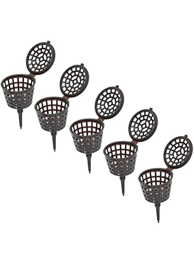 50Pcs Fertilizer Basket, Plastic Fertilizer Orchid Basket Garden Nutrition Cups Fertilization Container for Orchid Bonsai Flower Plant - Image 1
