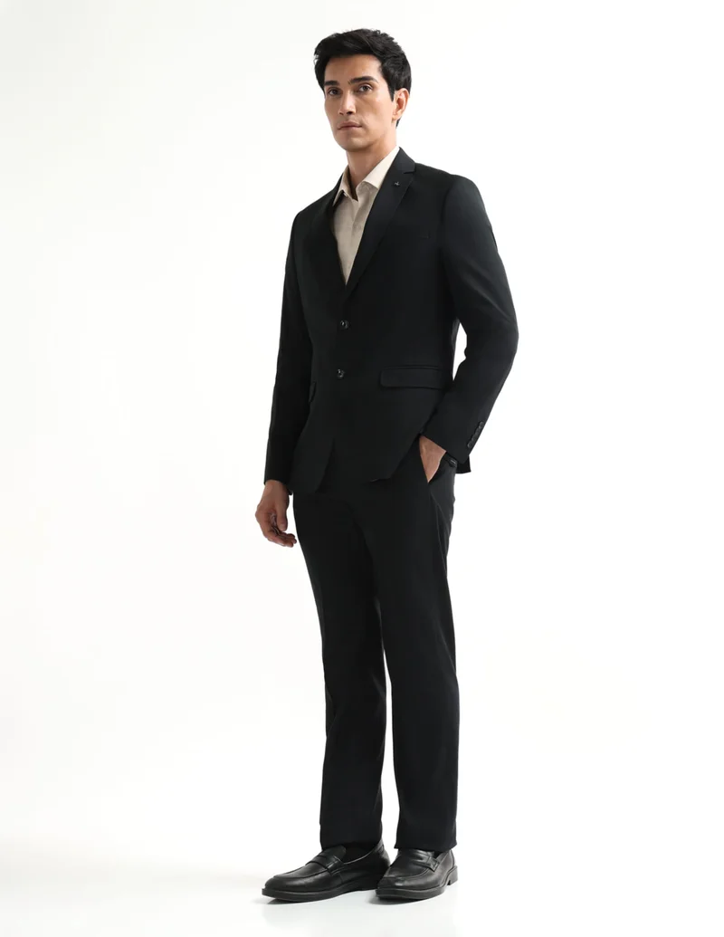 Arrow Dark Green Checked Dobby Two Piece Suit for Men | Best Price UAE