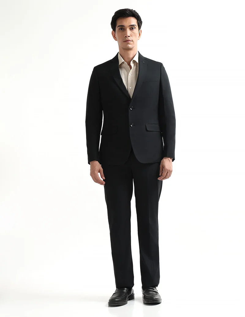 Arrow Dark Green Checked Dobby Two Piece Suit for Men | Best Price UAE