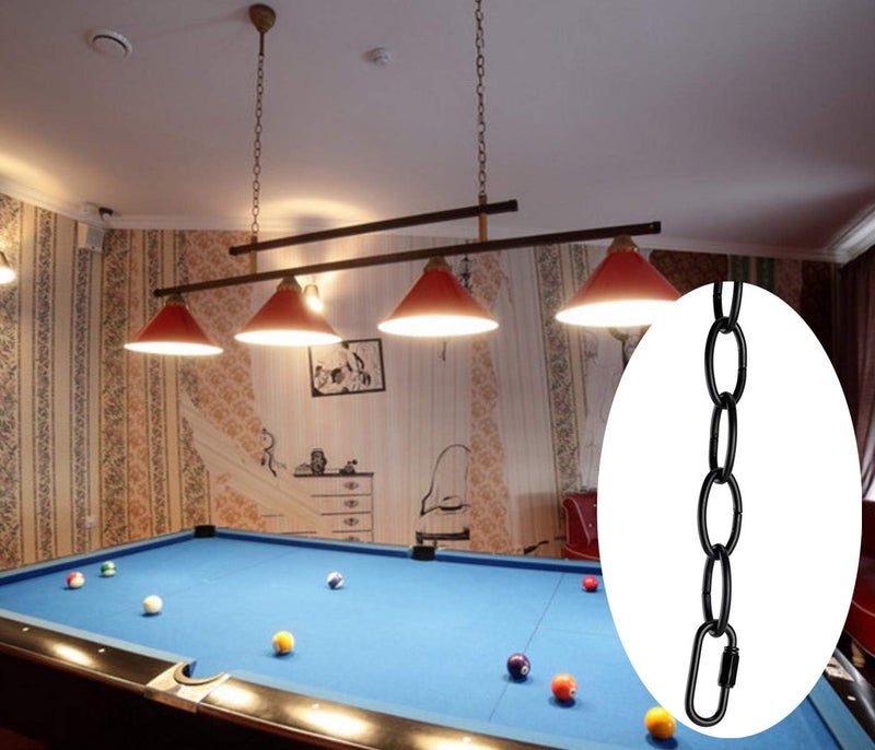 ROJOSER Heavy Duty Pendant Light Fixture Chain Set for Chandelier or Swag Light Fixtures,6 feet,Maximum Fixture Weight of 40 Pounds Vintage Black - Image 4
