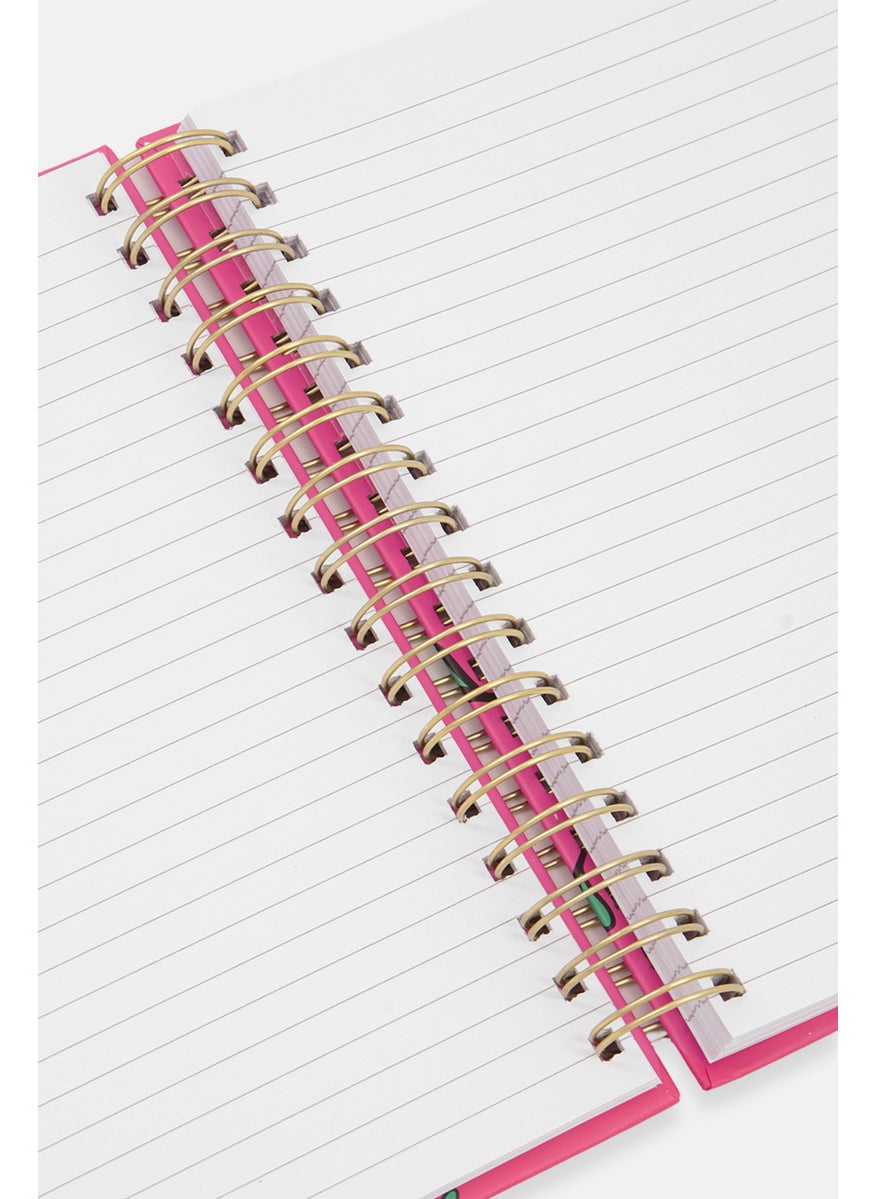 Paperbuzz Never Stop Growing Spring Notebook, Pink  - Image 3