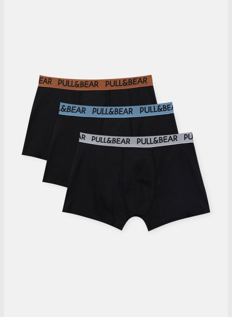 PULL&BEAR Pack of 3 boxers - Image 3