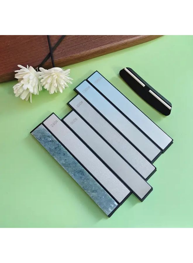 7pcs Aluminum Kitchen Cutting Tools Small Diamond Sharpening Stones - Image 1