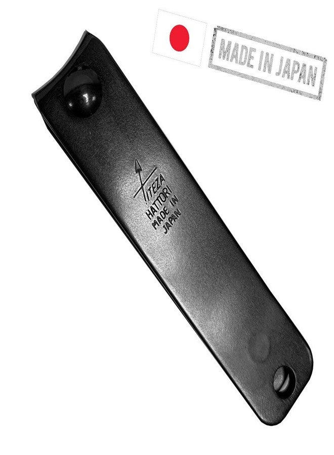 KAWA Nail Clippers with Catcher Handmade Black Carbon Steel - Made in Japan (Gold) - Image 5