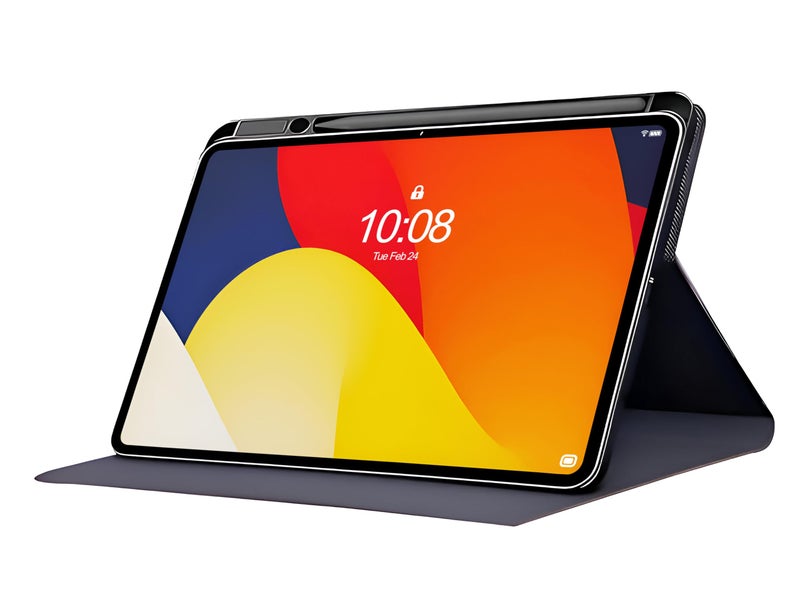 ProElite Cover for Moto Pad 60 Pro 12.7 inch 2025 Case Cover, Deer Smart Flip Case Cover for Moto Pad 60 Pro 12.7 inch 2025 Tablet with Pen Holder, Wine Red - Image 3