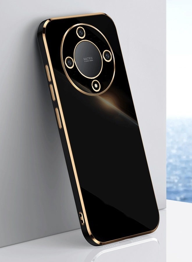 Back Case Cover for Honor X9b 5G Back Cover | Gold Electroplating Chrome | Raised Edges | Super Soft-Touch | Bumper Back Case for Honor X9b 5G  - Image 1