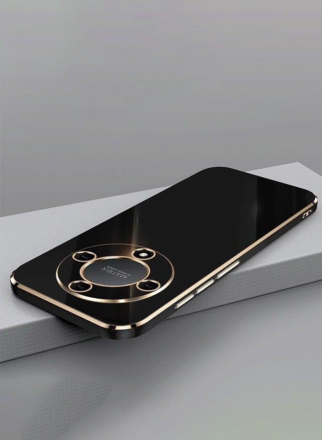 Back Case Cover for Honor X9b 5G Back Cover | Gold Electroplating Chrome | Raised Edges | Super Soft-Touch | Bumper Back Case for Honor X9b 5G  - Image 3