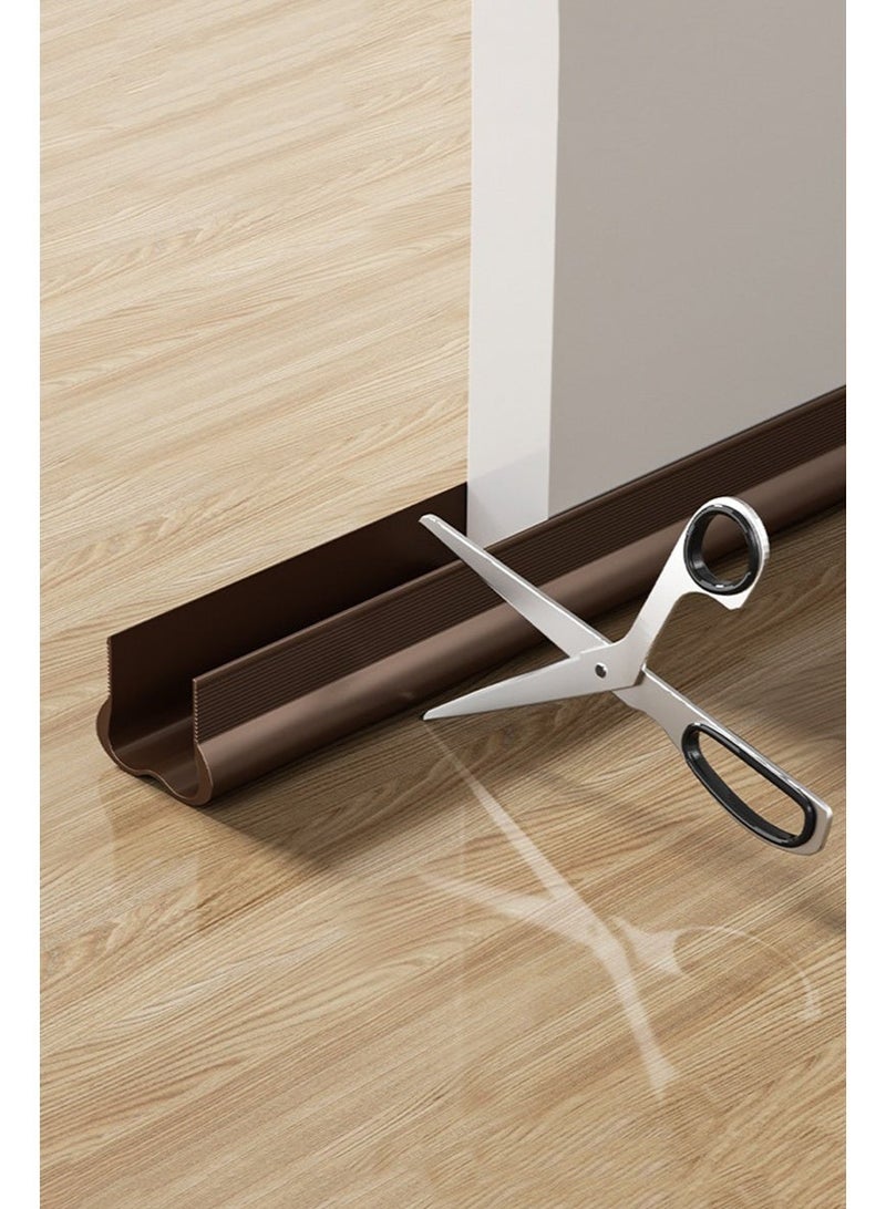Plastic Door Stopper Silent Seal Strip, Glass With Gap Strip, suitable for Office,Bedroom , Air Conditioned Room, Living Room, Isolate Cold Air, Dustproof - Image 2