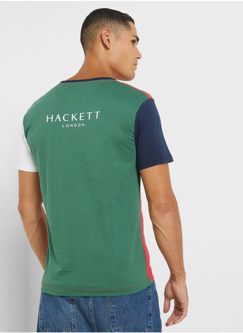 Hackett Logo Crew Neck T-Shirt