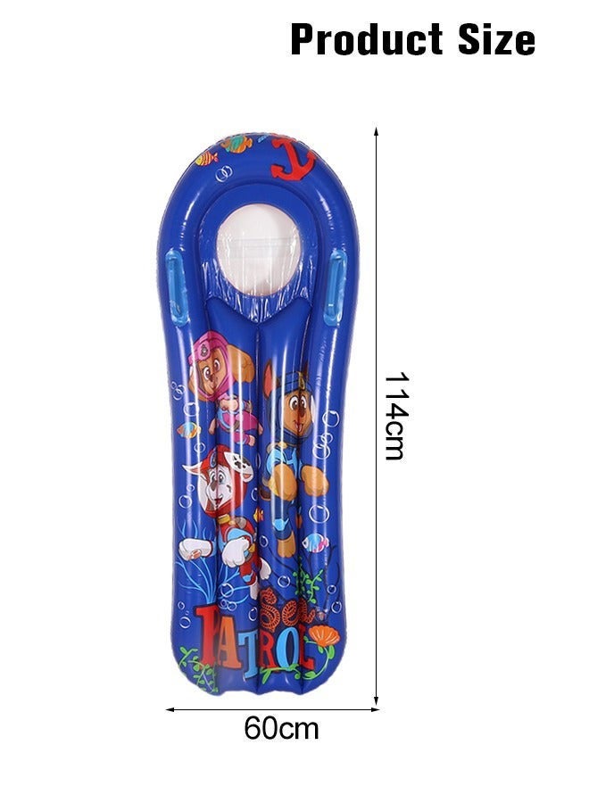 DURKU 60*114cm Inflatable Pool Float, Swimming Pool Floating with Cartoon Pattern, Water Floating Raft, Creative Pool Lounger, Fun Pool Accessories, Made of High Quality PVC, Suitable for Any Summer Themed Party, Beach, Sea, Pool and Water Park - Image 2
