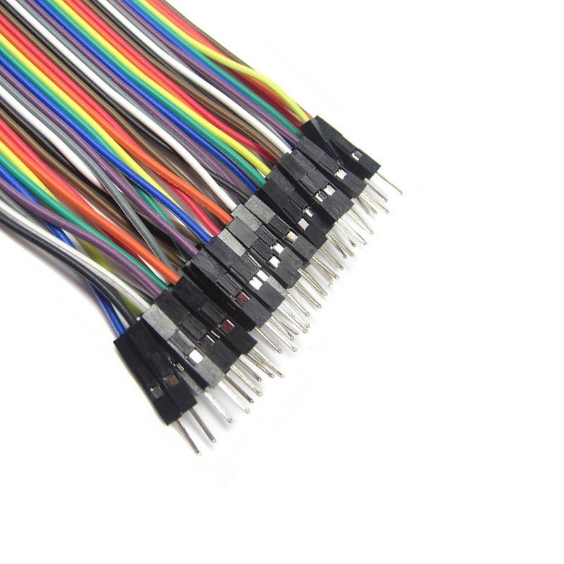 40pcs 20cm 2.54mm Male to Male Jumper Wires Cables Compatible for Arduino Breadboard - Image 4