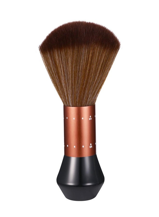 Vtrem Hair Brush: Professional Barbers Rosegold Black Barber Powder Brush Salon Brushes - Image 1