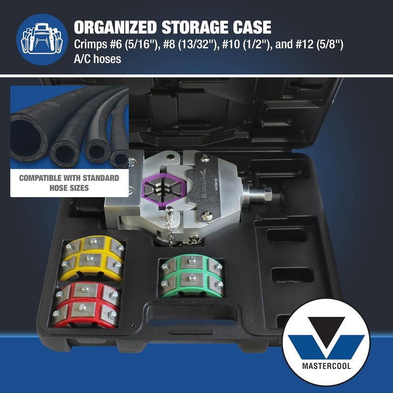 Mastercool (71550 Black Manual A/C Hose Crimper) - Image 5