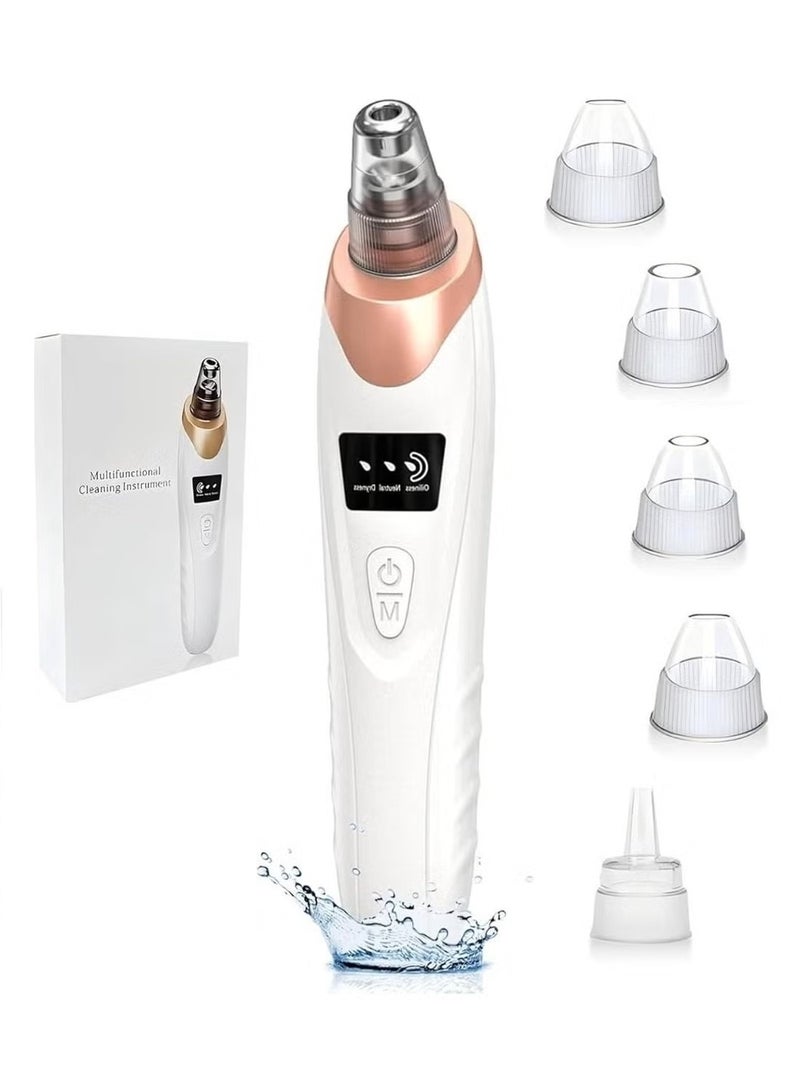 Blackhead Remover & Pore Cleaner Vacuum with Multiple Probes and Adjustable Suction Levels - Image 1