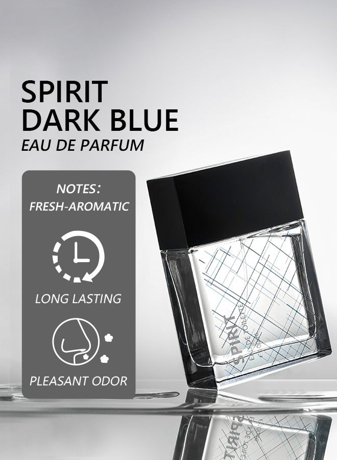 LONKOOM Spirit Dark Blue For Men 100ML - Image 1