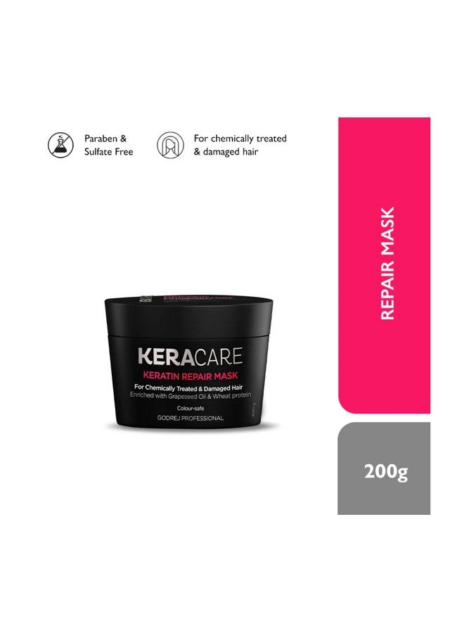 Godrej Professional Keracare Keratin Repair Shampoo 250Ml & Repair Mask 200Gm With Acai Oil 100Ml (Combo) - Image 4