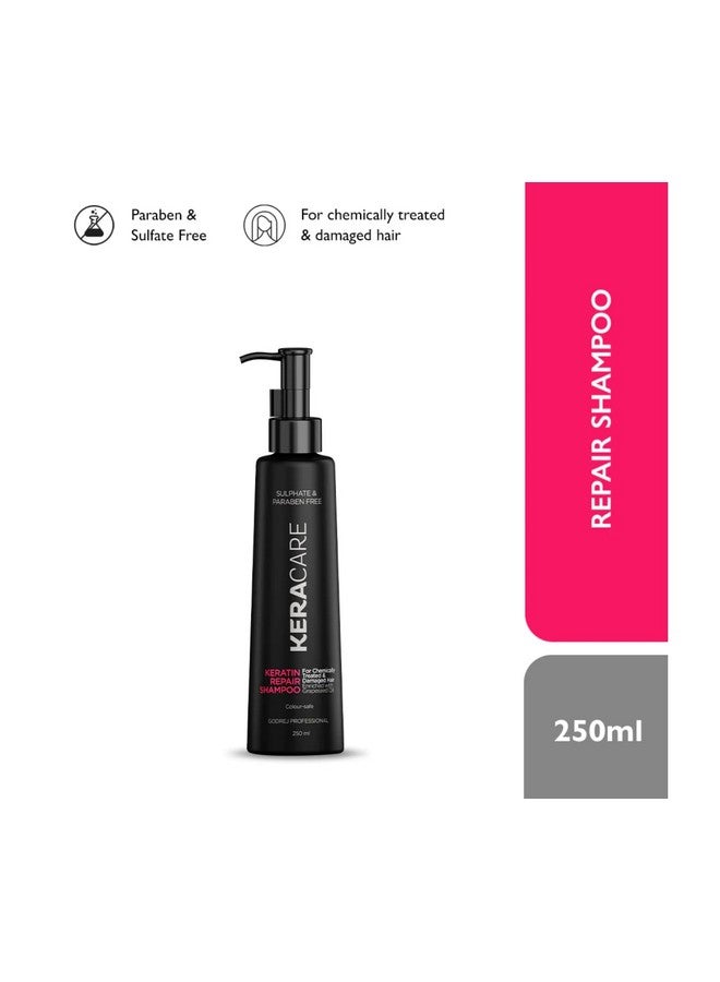 Godrej Professional Keracare Keratin Repair Shampoo 250Ml & Repair Mask 200Gm With Acai Oil 100Ml (Combo) - Image 2