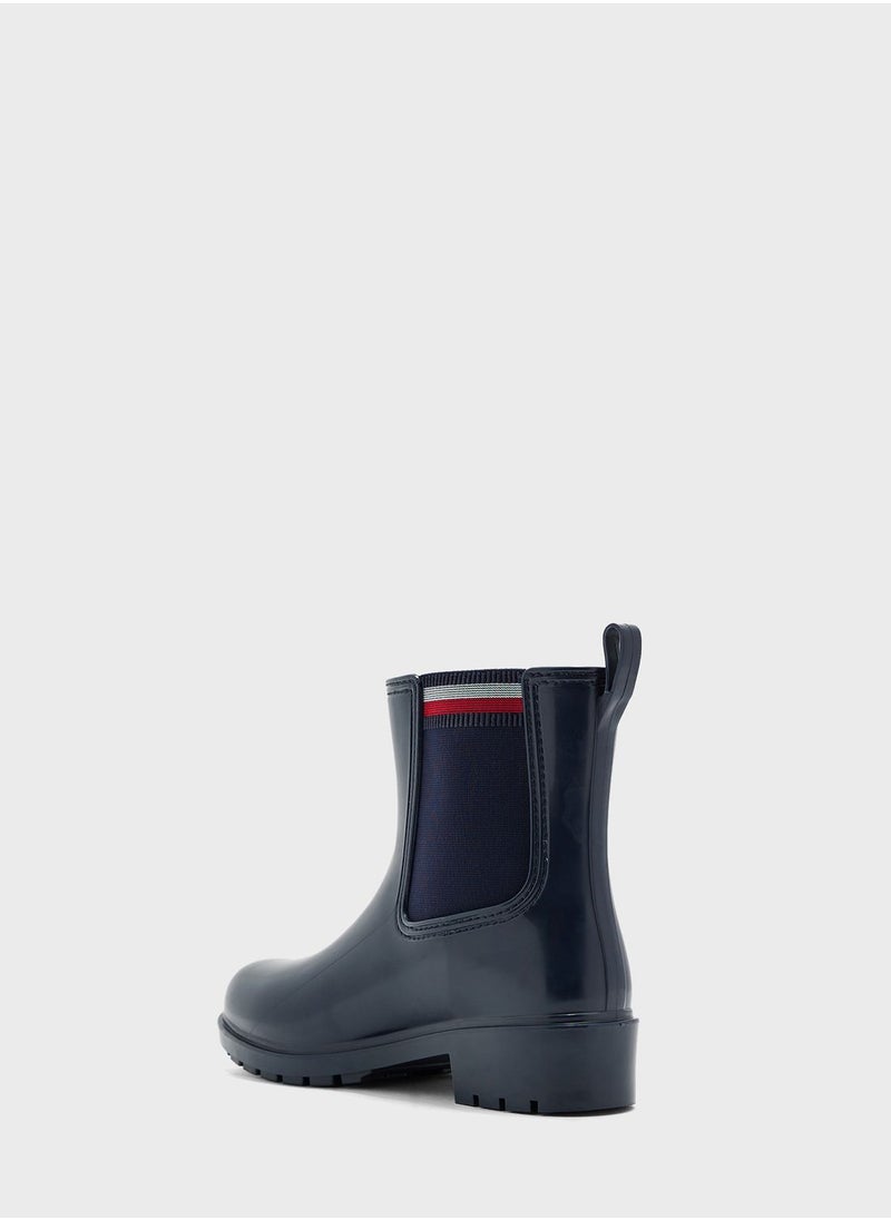 TOMMY HILFIGER - Corporate Elastic Rainboots - Image 1