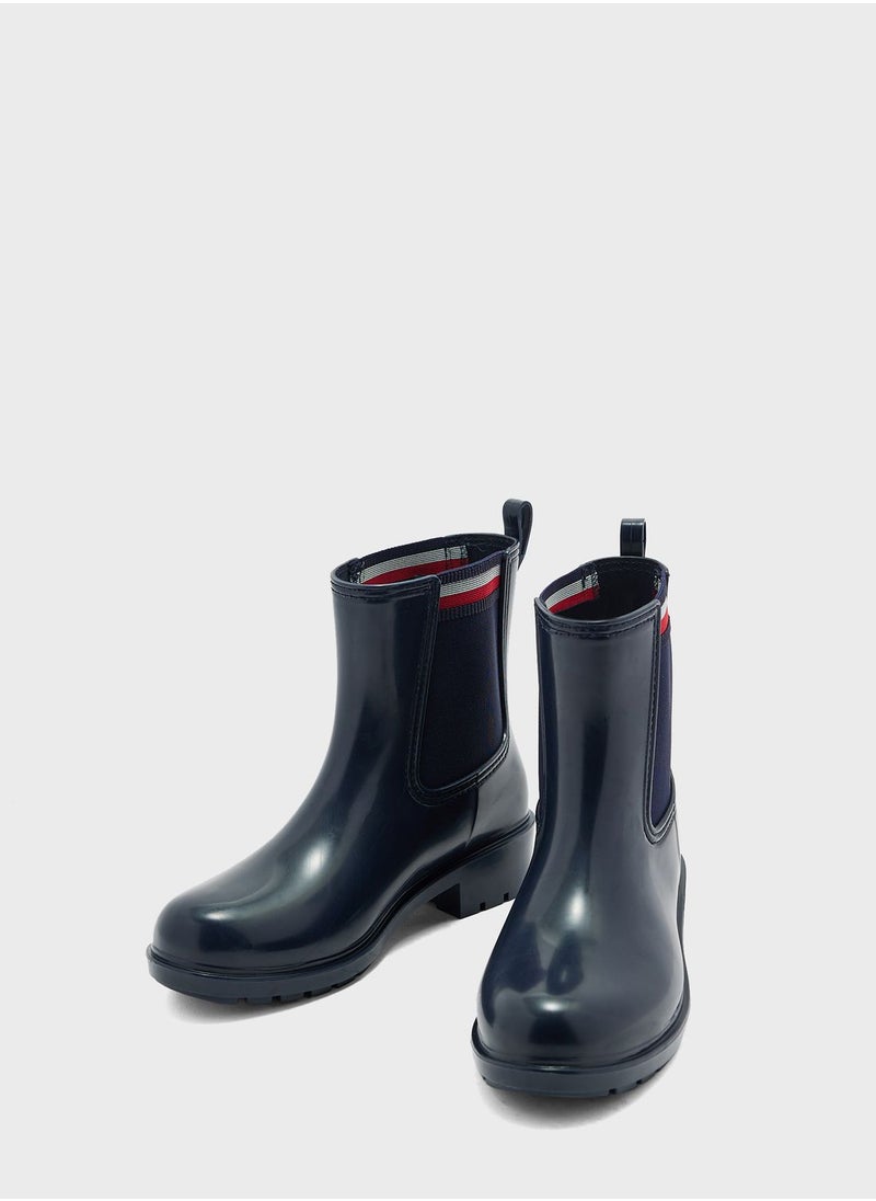 TOMMY HILFIGER - Corporate Elastic Rainboots - Image 1