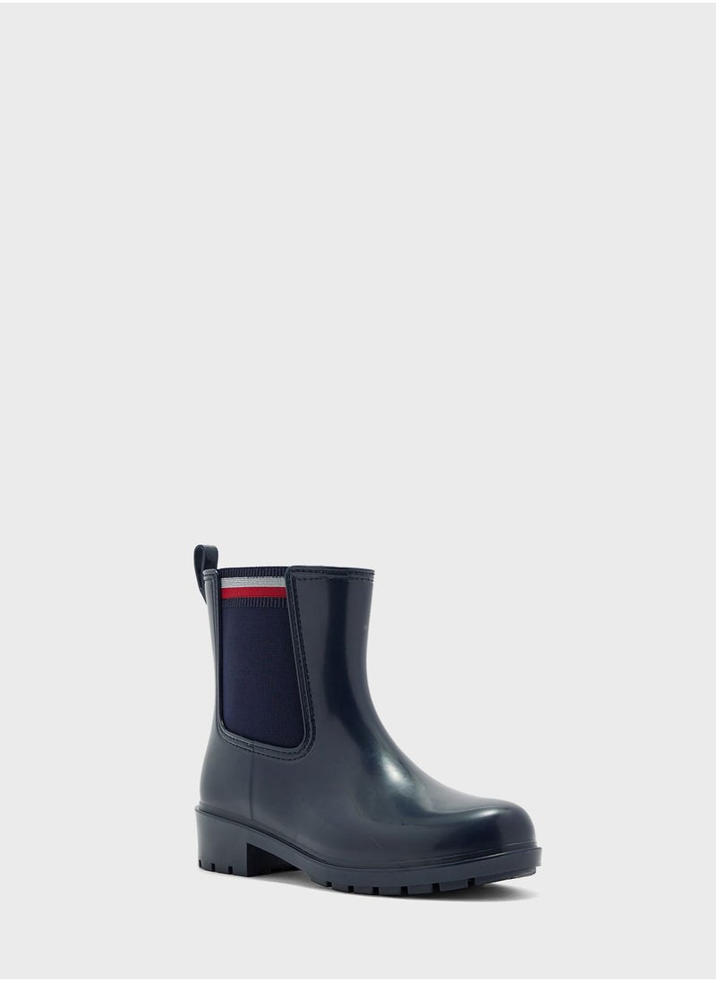 TOMMY HILFIGER - Corporate Elastic Rainboots - Image 1
