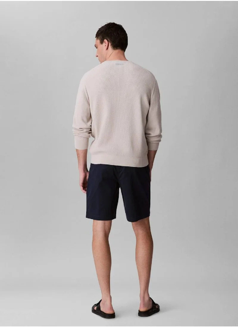 Calvin Klein Jeans Men's Soft Twill Chino Shorts - Cotton, Blue