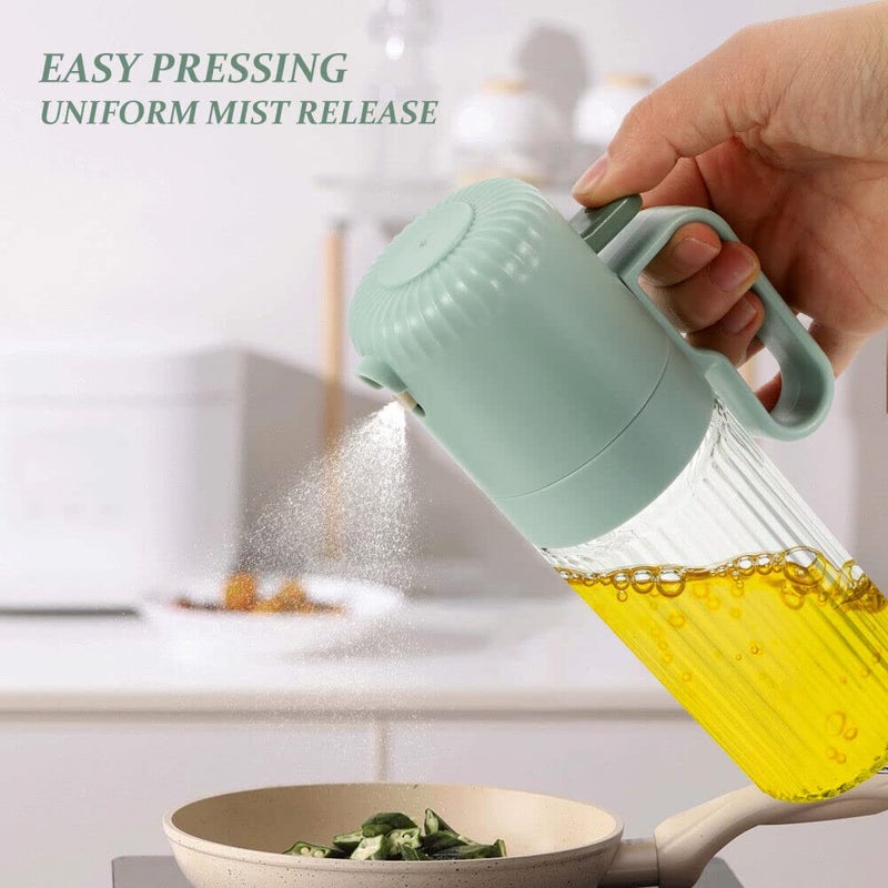 VEHTRI Oil Sprayer for Cooking250ml Glass Oil Spray Bottle Olive Oil SprayerOil Dispenser Oil Sprayer for Air Fryer Kitchen Cooking Barbecue Salad BakingMulticolor 250 ML 1 - Image 5