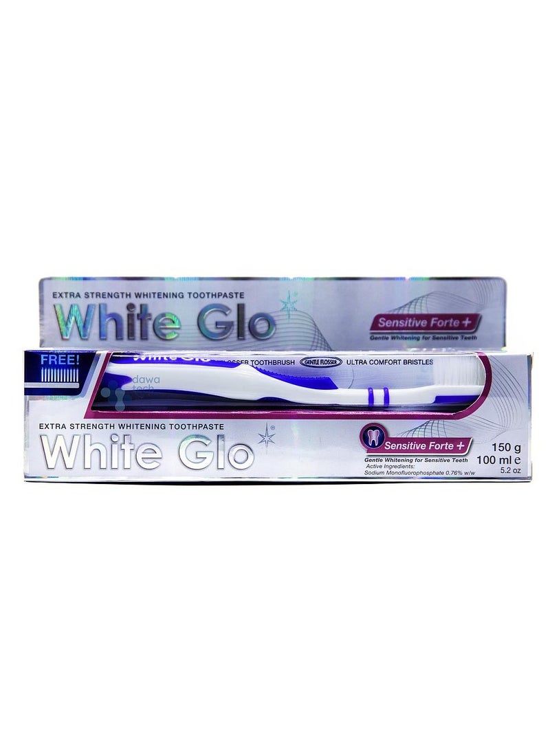 وايت غلو وايت جلو معجون تبييض الأسنان - التركيبة المتطورة لحساسية الأسنان - سينسيتيف فورت - Image 2