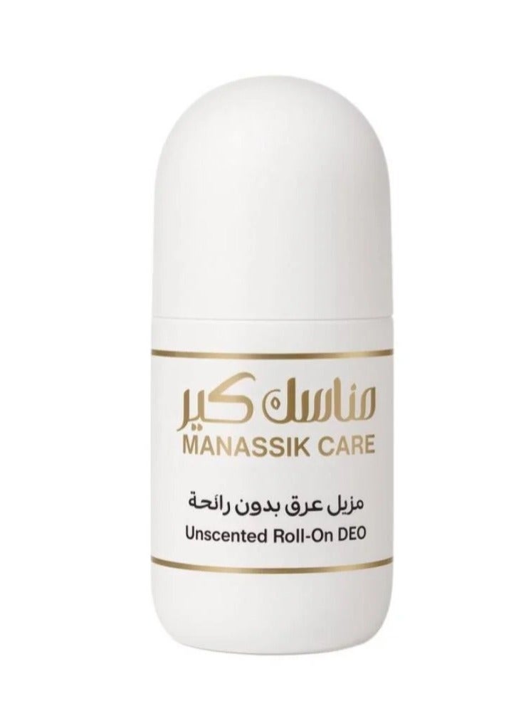 مزيل عرق رول أون بدون عطر من مناسك كير – حماية فعالة ولطيفة للبشرة الحساسة - Image 2