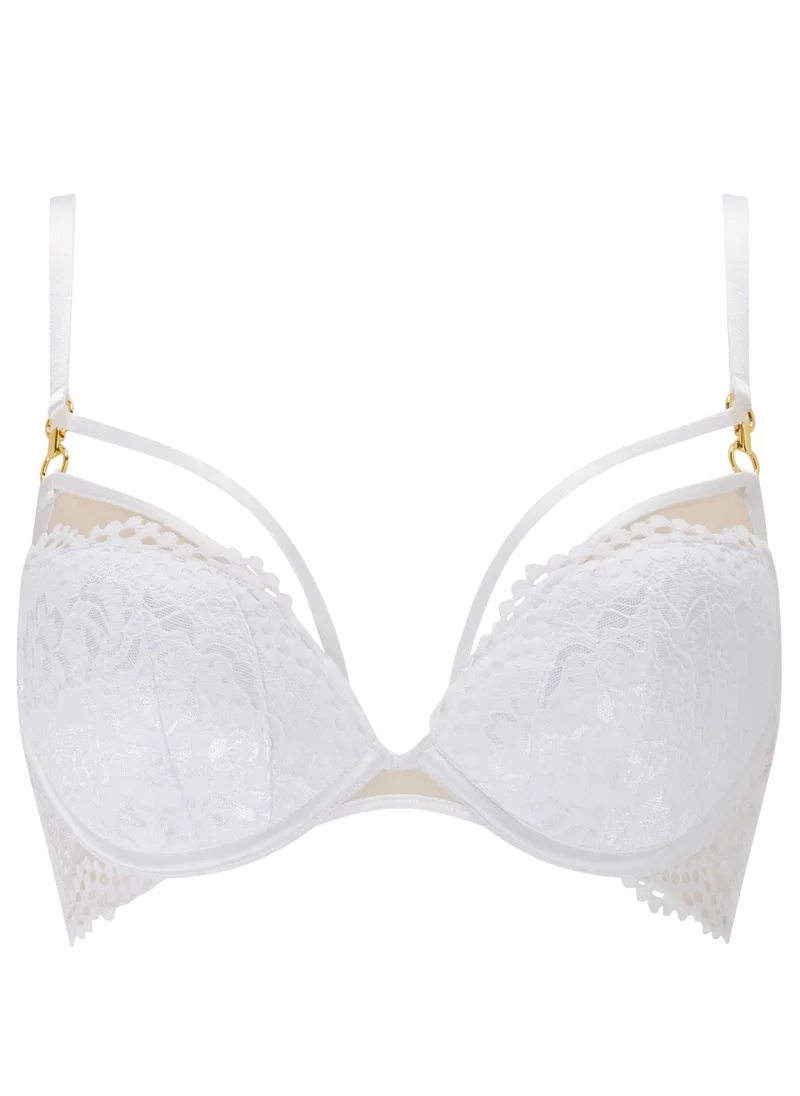 Ann Summers White Ann Summers Lovers Lace Padded Plunge Bra for Women | Best Price UAE