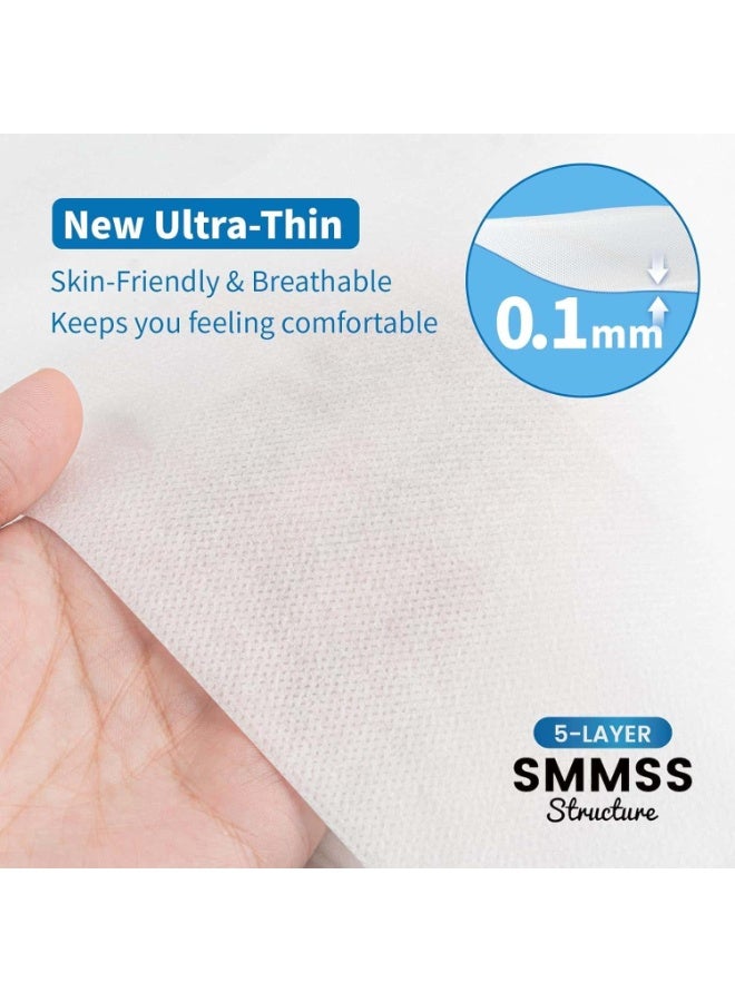 Anmi Travel Disposable Bed Sheet Set,4Pcs Portable Disposable Sheet and Disposable Pillowcase Set, Suitable for Travel Hotel Business Travel - Image 2