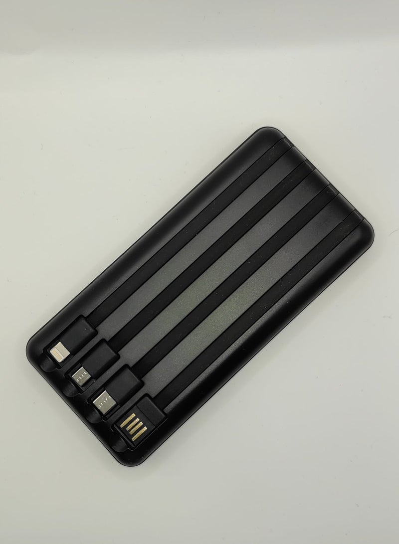العييجة بنك طاقة شمسي بسعة 20000 مللي أمبير مع كابلات مدمجة A/B/C، ومنفذ USB-C وMicro USB، ينقذ حياتك، مناسب للصحراء أو التخييم، محمول ويوفر شحنًا مريحًا في أي مكان، رقم المنتج 10500110 - Image 3