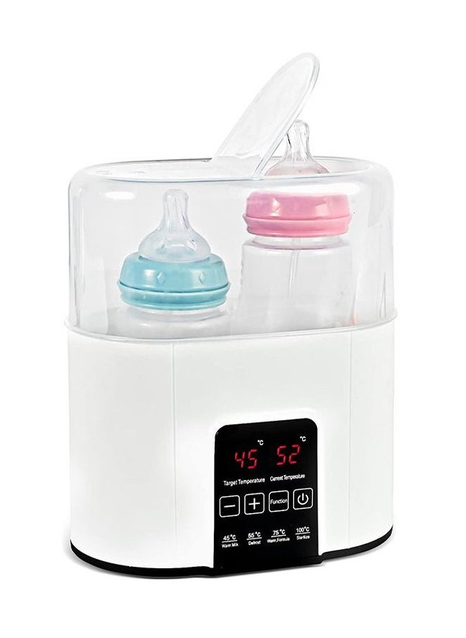 Gonice 6 In 1 Baby Multifunctional Bottle Warmer With Timer, White  - Image 1