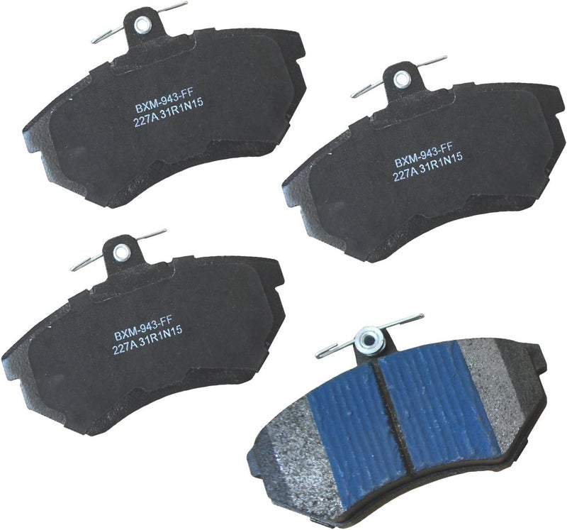 Bendix Premium SBM227A Semi-Metallic Front Brake Pads for Volkswagen Cabrio 1997-1996, Golf 1999-1998, Jetta 1999-1998, Passat 1997-1996 - Image 1