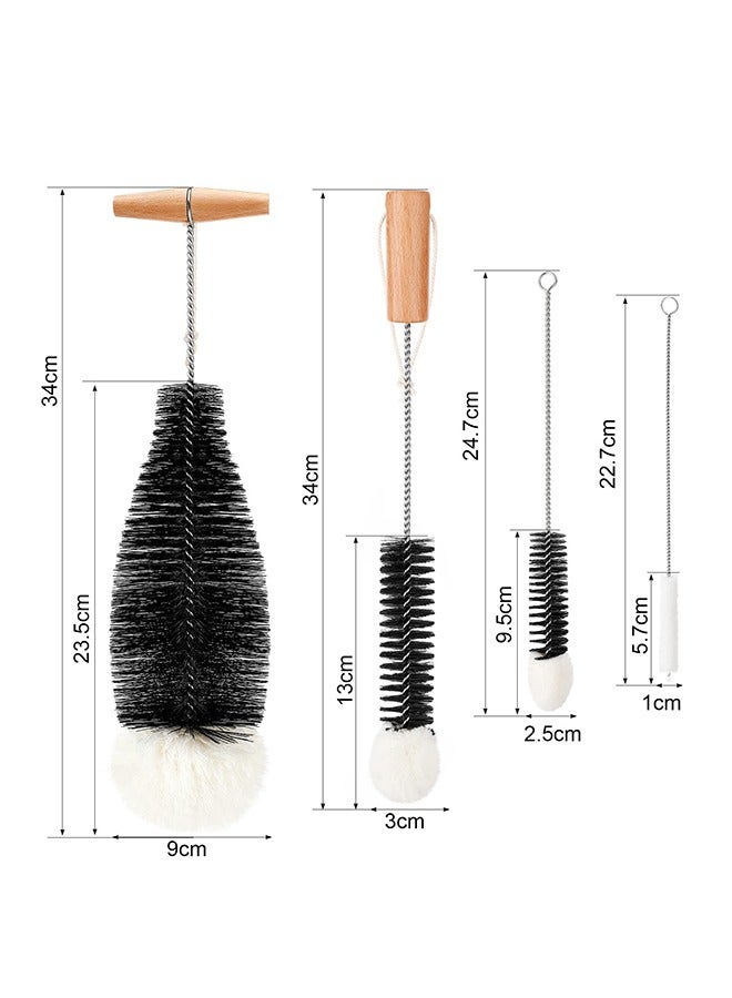 Pack Of 4 Bottle Cleaning Brush - Image 2