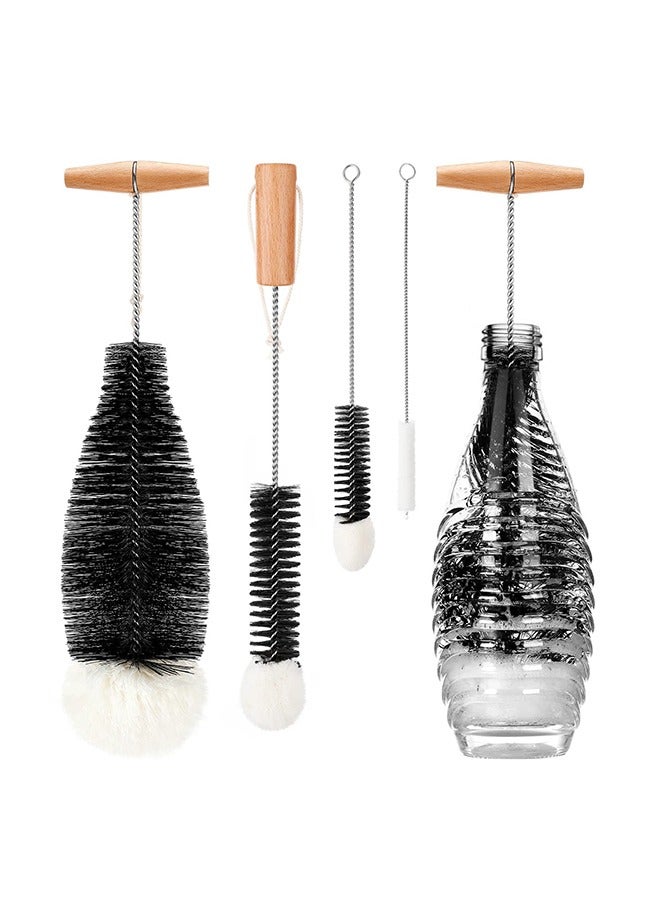 Pack Of 4 Bottle Cleaning Brush - Image 1