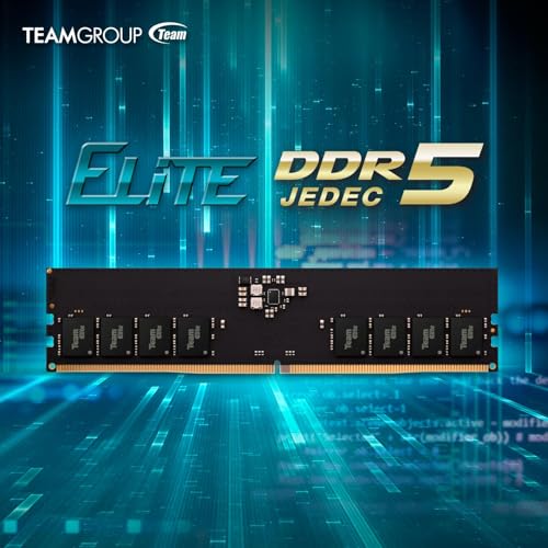 TEAMGROUP Elite DDR5 16GB 6000Mhz PC548000 CL48 NonECC Unbuffered UDIMM 288 Pin PC Computer Desktop Memory Module Ram Supports Intel AMD TED516G6000C4801 - Image 3