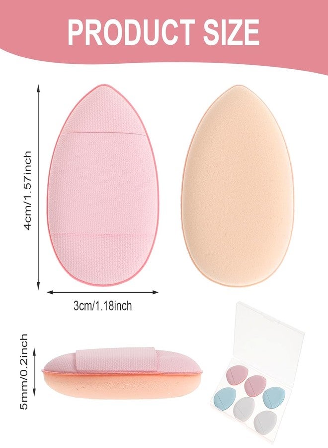 COSLUXE 1 Korean Makeup Puff, Foundation Sponge, 3 - Finger Soft Makeup Puff, Sponge for Liquid, Cream, and Powder Sponges Beauty Blender Makeup Tool Multicolored for woman and girl's - Image 3