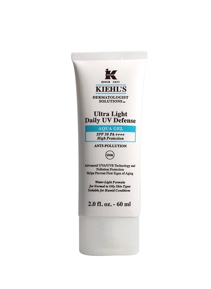 Kiehl's Kiehl's Water Sensitive Sunscreen Ultra Light Daily UV Defense SPF50 PA+++60ML  - Image 1