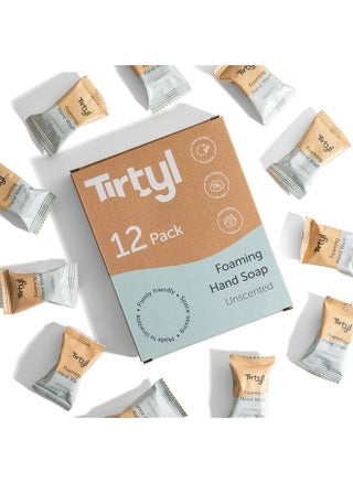 Foaming Hand Soap Tablet Refills - 12 Pack - 96 fl oz total (makes 12x 8 fl oz bottles of soap) - Cleansing & Moisturizing - Compostable Packaging - Unscented - pzsku/ZA014838986A0A970E317Z/45/_/1682365426/9d143949-5849-411e-b612-3625b97b2f41