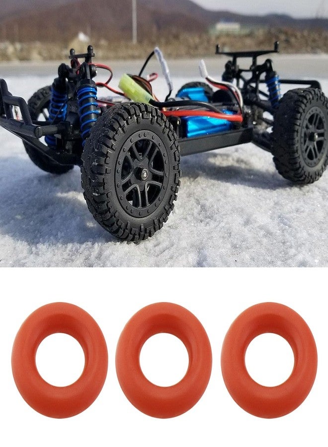 SING F LTD 20pcs RC Remote Control Car Shock Absorber Rubber Sealing Gasket Compatible with 50597 CC01 DF03Ra TA05 TT01D TT02D XV-01 1:8,1:10, Red - Image 2