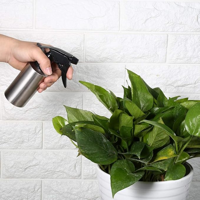 Generic Stainless Steel Plant Mister Spray Bottle 350ML Fine Mist For ...