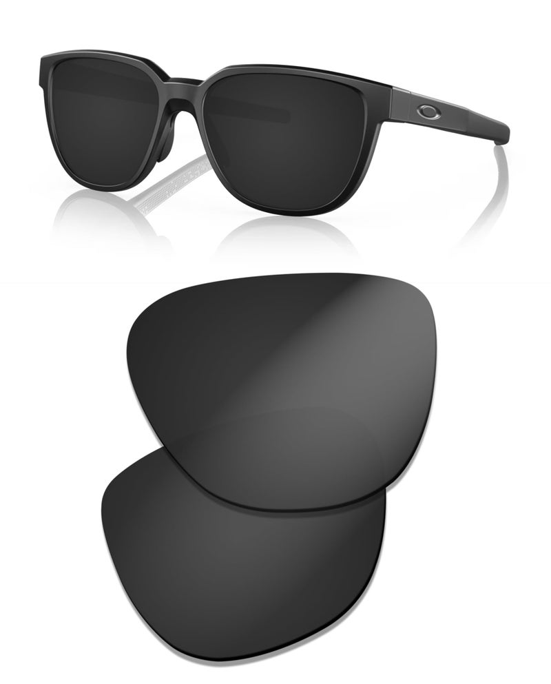 Prizo ORL Polarized Replacement Lenses for Oakley Actuator Sunglasses OO9250 (Dark Black) - Image 2
