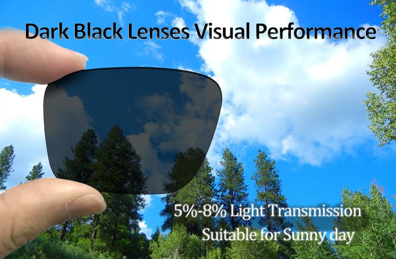 Prizo ORL Polarized Replacement Lenses for Oakley Actuator Sunglasses OO9250 (Dark Black) - Image 3