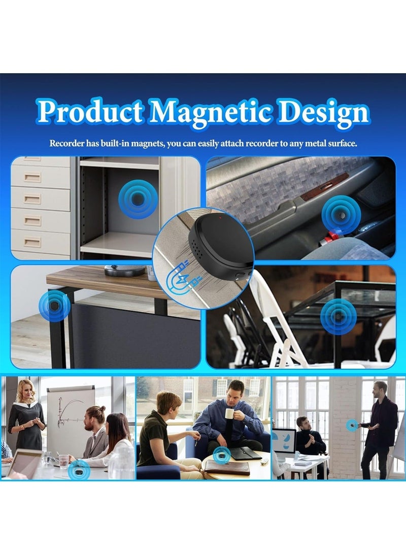 ZESTECH 128GB Digital Magnetic Voice Recorder with Speaker Instant Playback and USB Flash Drives- 750 Hours Voice Activated Recorder Portable Tape Recorder Small Audio Recorder for Lectures Meetings Interviews - Image 2